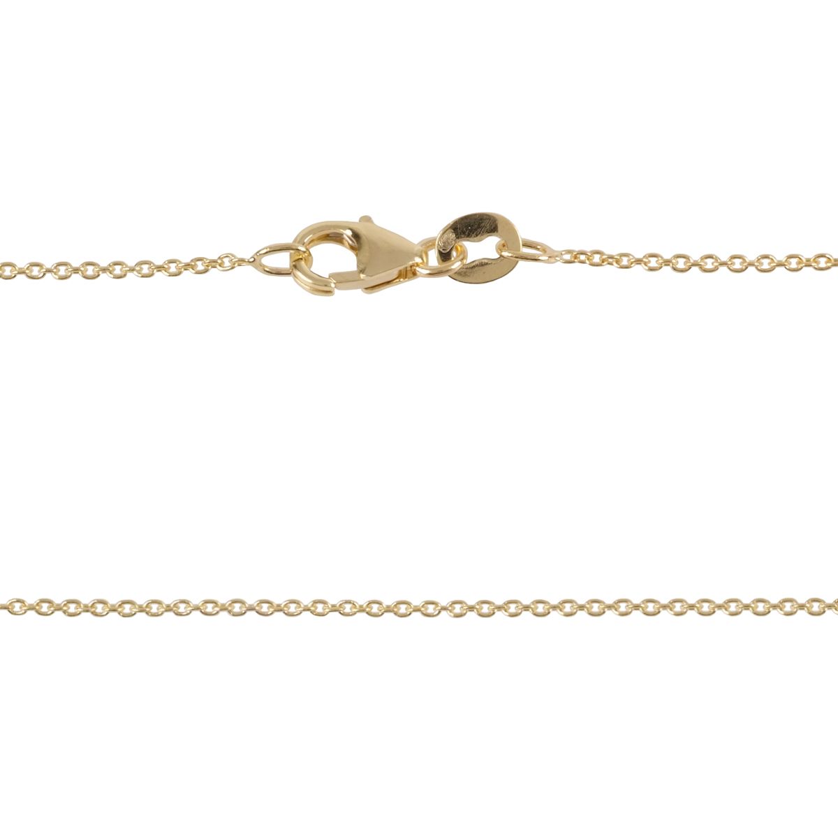 Gouden lengtecollier anker 50cm 1.1mm